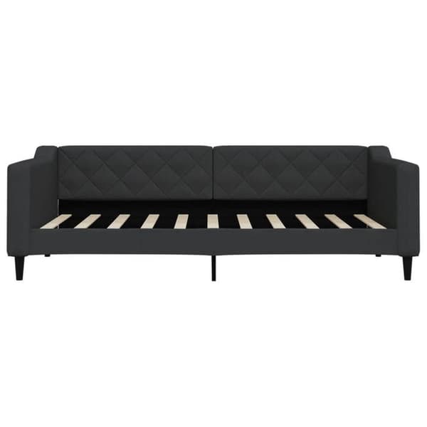 Maison Exclusive - Sengebænk med sort madras 90x190 cm stof
