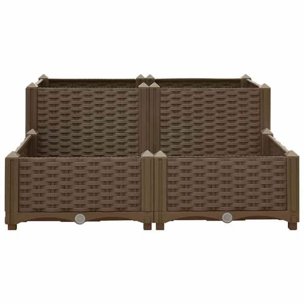 Maison Exclusive - Hög säng 80x80x38 cm Polypropylen