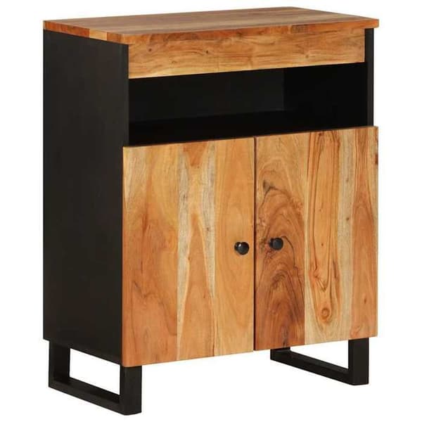 Maison Exclusive - Buffet med 2 døre 60x33x75 cm massiv akacietræ