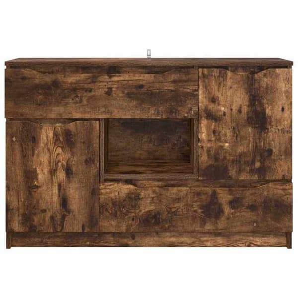 Maison Exclusive - Buffet Røget Eg 100 x 30 x 65,6 Ingeniørtræ