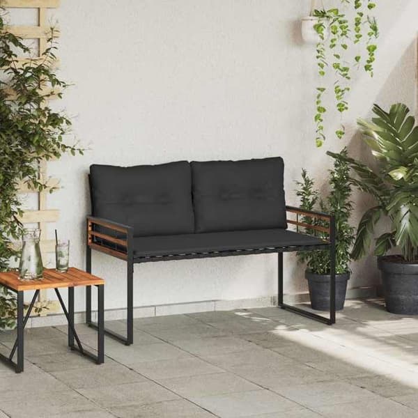Maison Exclusive - Bäddsoffa i trä 114 x 55 x 77 cm Mörkgrå Mörkgrå