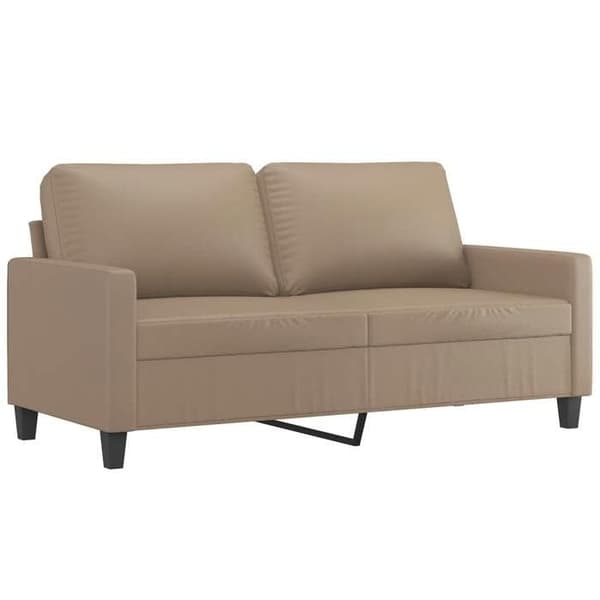 Maison Exclusive - Sæt af 3 sofaer med puder Cappuccino Simil læder