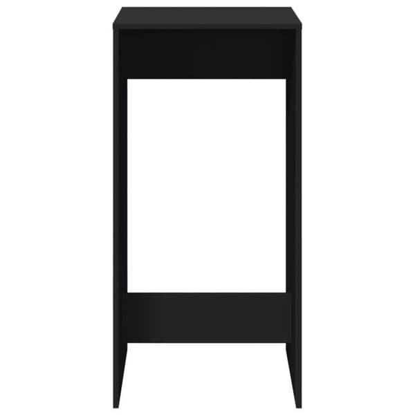 Maison Exclusive - Sort barbord 51x50x103,5 cm i ingeniørtræ