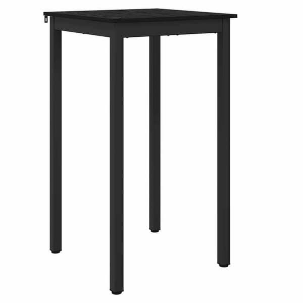 Matbord - EXKLUSIV HEM - Matbord - Ingenjörsträ - Metallstruktur - Rektangulär - Svart