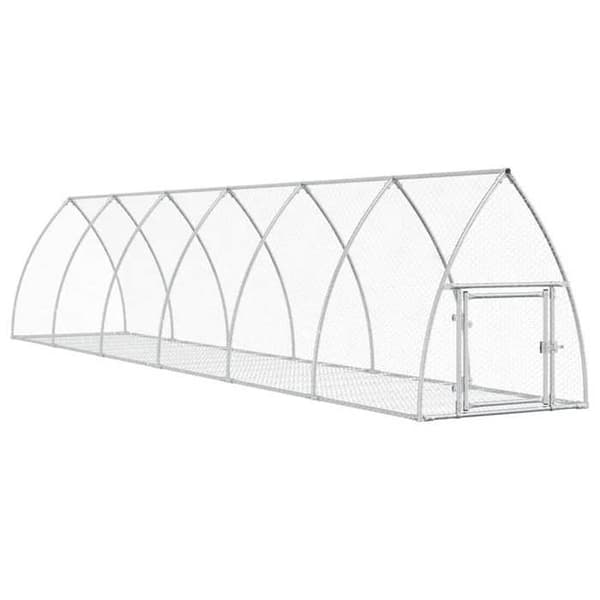 Maison Exclusive - Silverfärgad klapp 105x600x120 cm galvaniserat stål