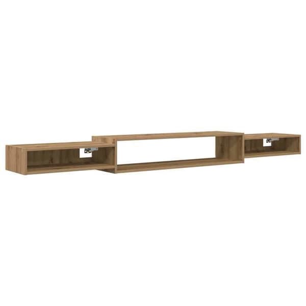 Exklusivt Hem - Väggmonterad TV-möbel Väggmontering Ek hantverk 220 x 28 x 21 cm