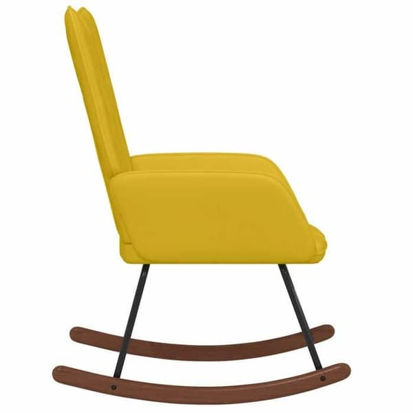 Maison Exclusive - Gyngestol i sennepsgul velour