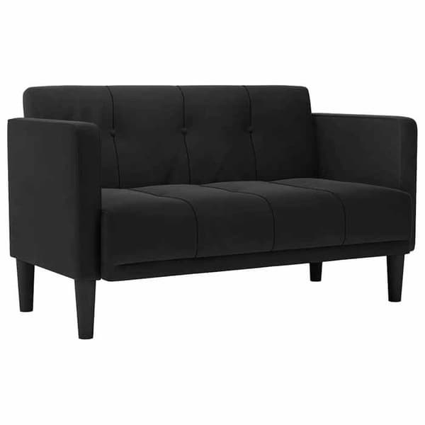 Maison Exclusive - Sort 2-personers sofa 111 cm velour