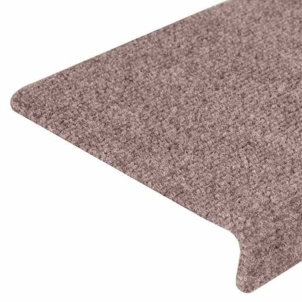 Maison Exclusive - Selvklæbende trappetæpper 20 stk. 65 x 21 x 4 cm lys brun rektangulær kant