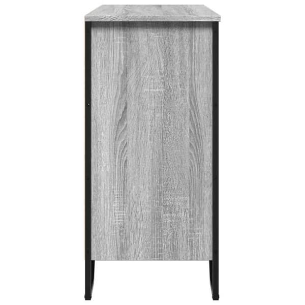Maison Exclusive - Buffet sonoma grå 91x35,5x74,5 cm ingeniørtræ