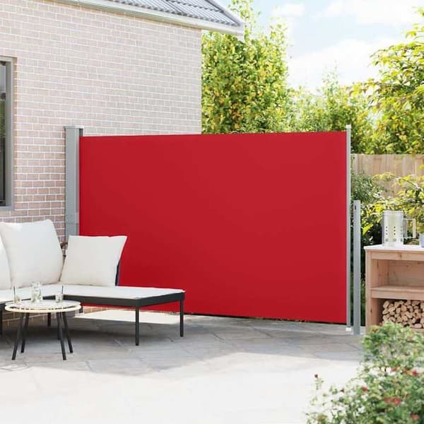 Maison Exclusive - 170x300 cm punainen sivuvarjo terassille Röd