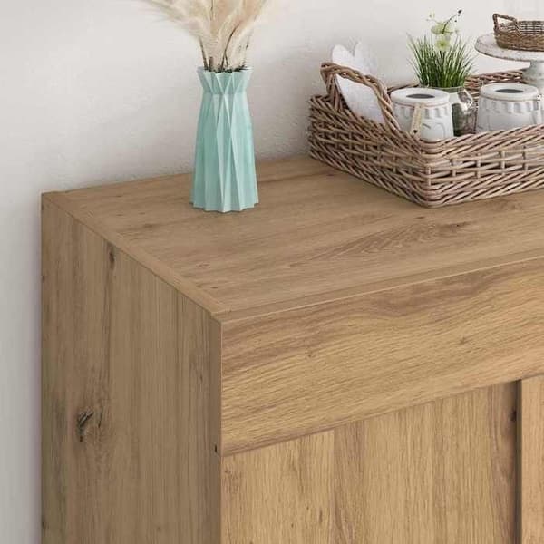 Exklusiv Skåp - Buffé Ek hantverk 69,5 x 34 x 90 cm Ingenjörsträ