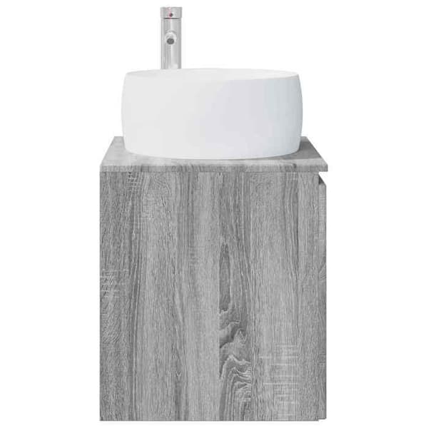 Exklusiv möbel - Väggmonterad handfat Vanity Sonoma grå 49,5 x 44,5 x 66 cm