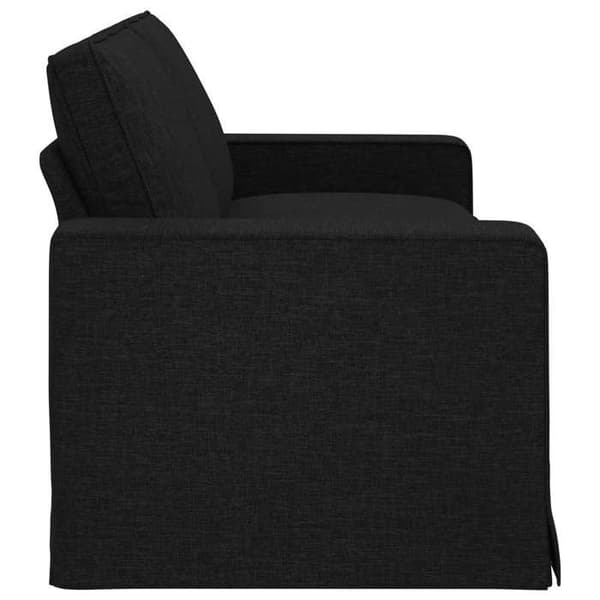 Maison Exclusive - Soffa Svart 222 x 80 x 82 cm tyg