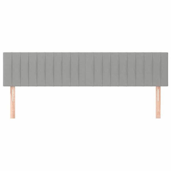 Maison Exclusive - Lysegrå Hovedgærder 200x5x78/88 cm Stof