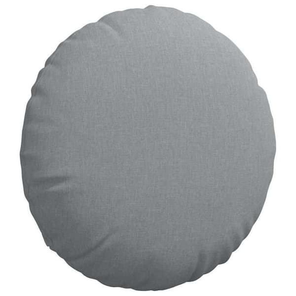 Maison Exclusive - Sittkuddar 2 st Tyg Ljusgrå Ø50 x 19 cm Ljusgrått