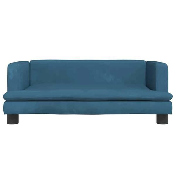 Maison Exclusive - Hundeseng blå 80x45x30 cm velour blå