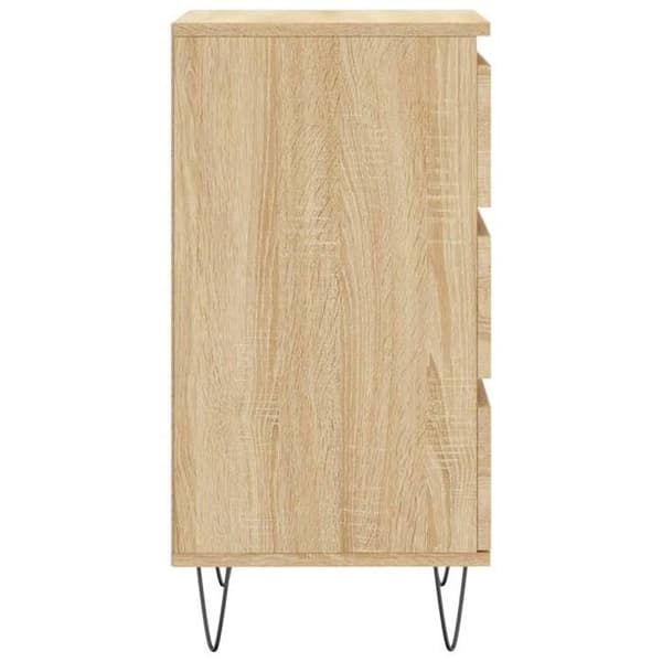 Maison Exclusive - Buffé ek sonoma 40x35x70 cm ingenjörsträ