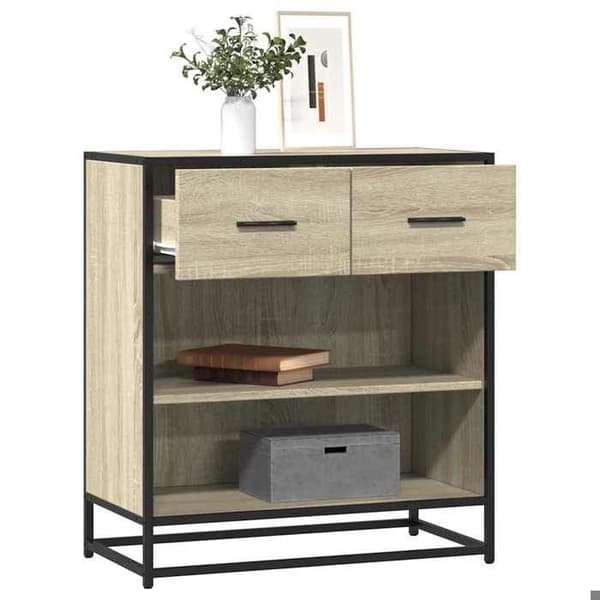 Maison Exclusive - Buffé ek sonoma 68x35x76 cm ingenjörsträ