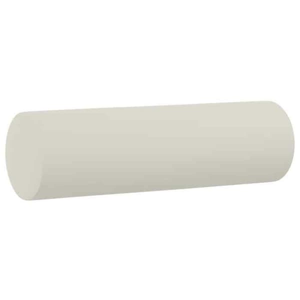 Maison Exclusive - Koristepillowit 2 kpl Kermansävy Ø15x50 cm Sametti Grädde