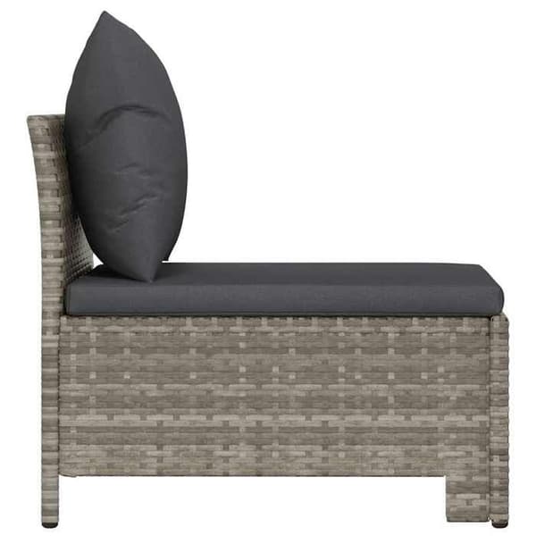 Maison Exclusive - Central have-sofa med grå polyrotin pude