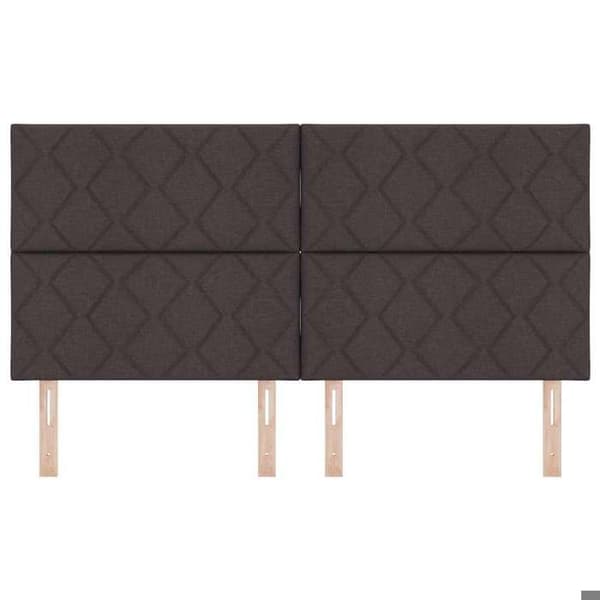 Maison Exclusive - Hovedgærde Mørkebrun 180 cm stof