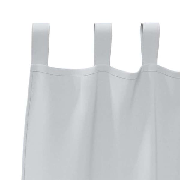 Maison Exclusive - Mörkläggande gardiner med ringar 2 st Ljusgrå 260 x 140 cm Blek grå
