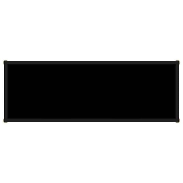 Maison Exclusive - Konsolbord Sort 100x35x75 cm Tempereret glas