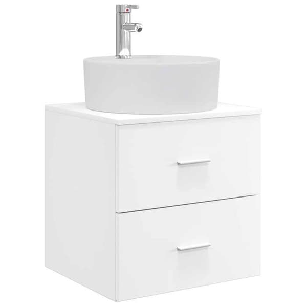 Maison Exclusive - 3-delars badrumsskåpset Vit