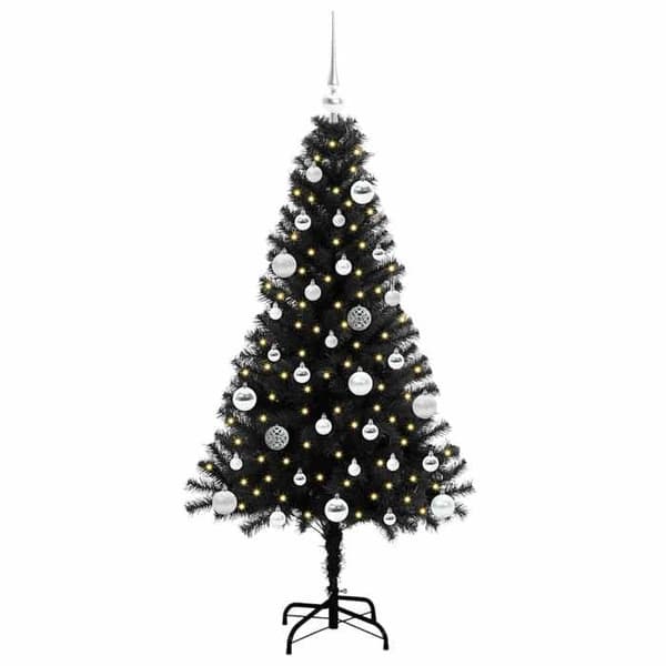 Maison Exclusive - Sort Juletræ 150 cm PVC Svart
