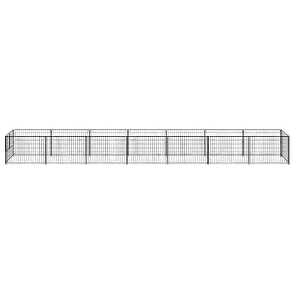 Chenil - Eksklusiv Hus - Sort - Stål - 700 x 100 x 70 cm (7 m²) svart