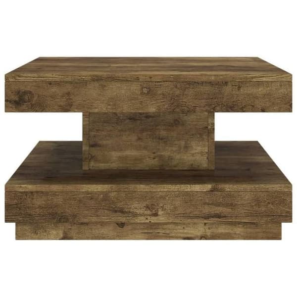 Maison Exclusive - Mørkebrun sofabord 60x60x35 cm MDF Mörkbrun