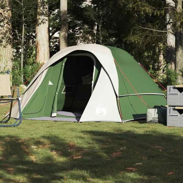 Maison Exclusive - Perheelle tarkoitettu 6 hengen teltta, vihreä, vedenpitävä