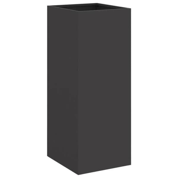 Maison Exclusive - Sort plantekasse 32x29x75 cm stål Svart