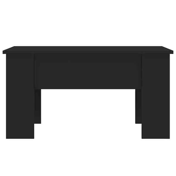 Maison Exclusive - Sort sofabord 79x49x41 cm ingeniørtræ