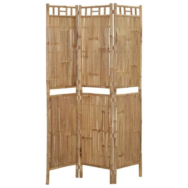 Maison Exclusive - 3-paneelin bambu-seinäelementti 120x180 cm Naturlig (bambu)