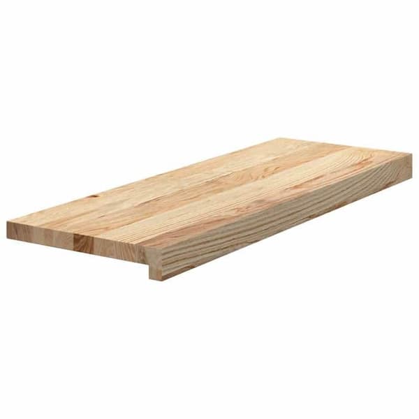 Trappe - EKSKLUSIV HUS - Ubehandlet massivt egetræ - 12 stk - 70x25x2 cm - Brun