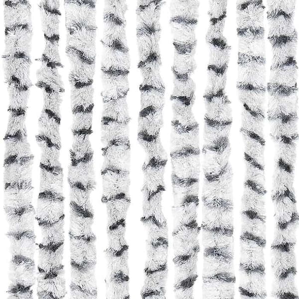 Maison Exclusive - Vaaleanharmaa ja tummanharmaa hyttysverkko 56x200 cm chenille