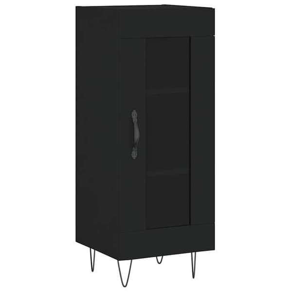 Maison Exclusive - Buffet Sort 34,5x34x90 cm Ingeniørtræ