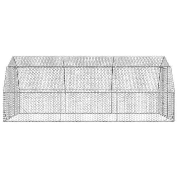 Maison Exclusive - Hönshus 2,5x6x2,25 m galvaniserat stål