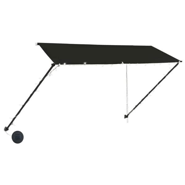 Maison Exclusive - Retractable awning with LED 300x150 cm Antracit antracit