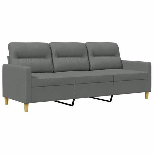 Maison Exclusive - 3-personers sofa i mørkegrå 180 cm stof