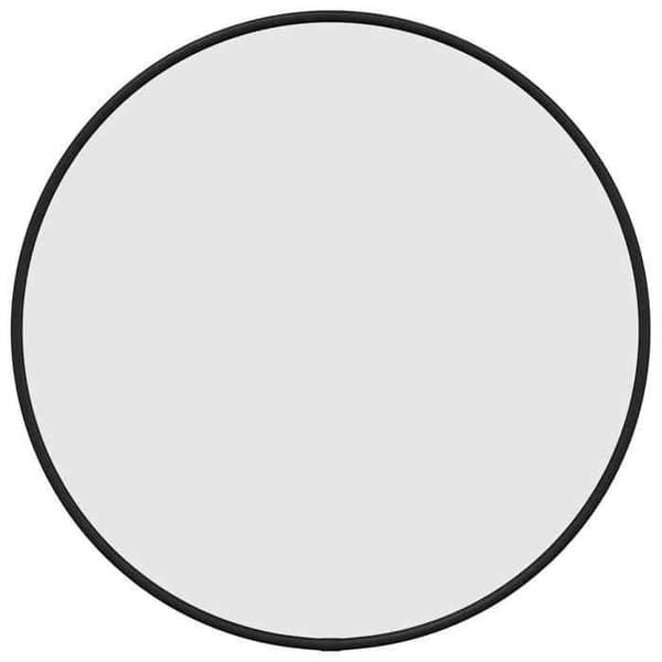 Maison Exclusive - Musta seinäpeili Ø 40 cm Pyöreä