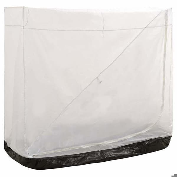 Indendørs telt - EKSKLUSIV HUS - 200 x 90 x 175 cm - Grå - Åndbart polyester 170T - Robust polyethylenbund