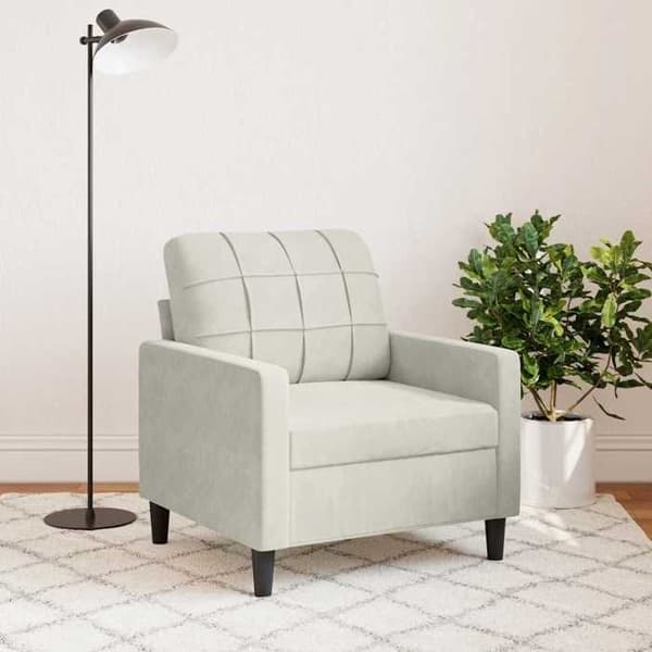 Tuoli - MAISON EXCLUSIVE - Maison Exclusive - Kermansävy - Sametti - 60 cm Grädde