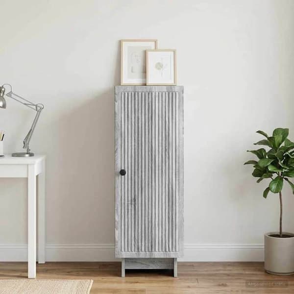 Maison Exclusive - Buffé Sonoma grå 33 x 34,5 x 90 cm Ingenjörsträ