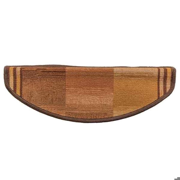 Maison Exclusive - Selvklebende trappetæpper 5 stk 65x21x4 cm Brun brun