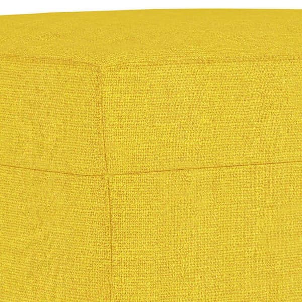Maison Exclusive - 3 kpl:n sohvasetti vaaleankeltaisilla tyynyillä, kangas