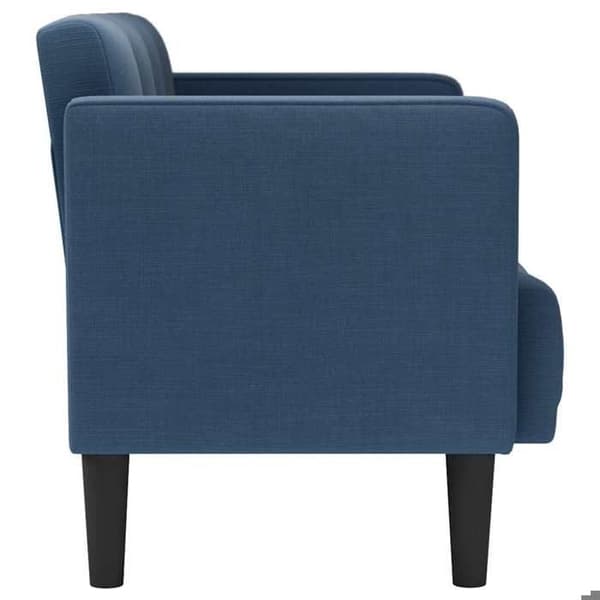 Maison Exclusive - Sofa til to personer blå 111 cm i stof