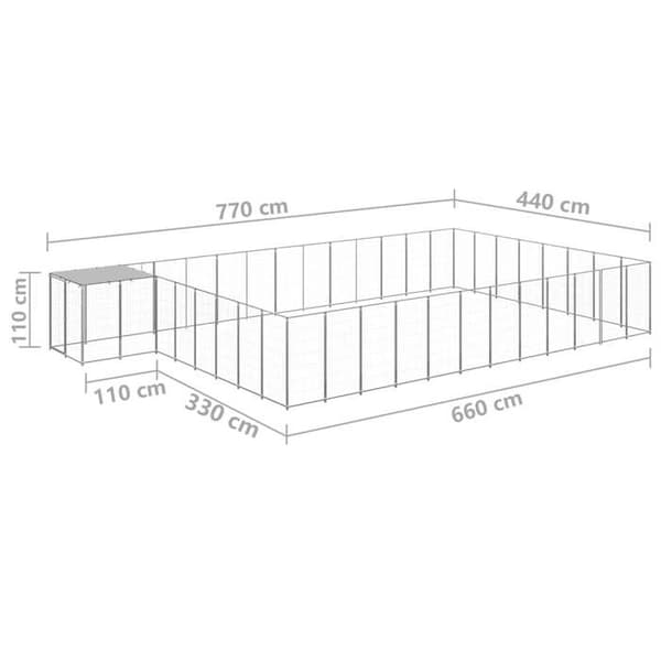 Maison Exclusive - Chenil Argenté 30,25 m² Teräs